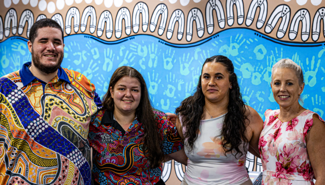 Knowledge House Leadership Team Rueben Davis, Haylee Day, Melachi Davis, Jo Symes