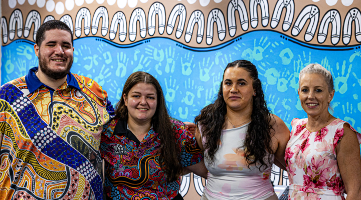 Knowledge House Leadership Team Rueben Davis, Haylee Day, Melachi Davis, Jo Symes